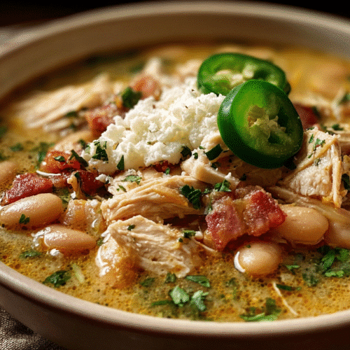 Cajun White Chicken Chili