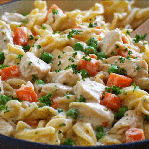 Chicken Pot Pie Pasta
