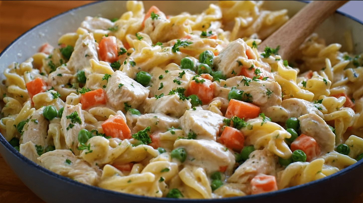 Chicken Pot Pie Pasta