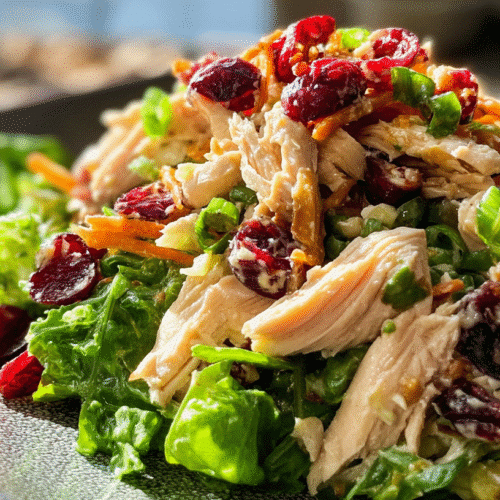 Asian Chicken Cranberry Salad Recipe
