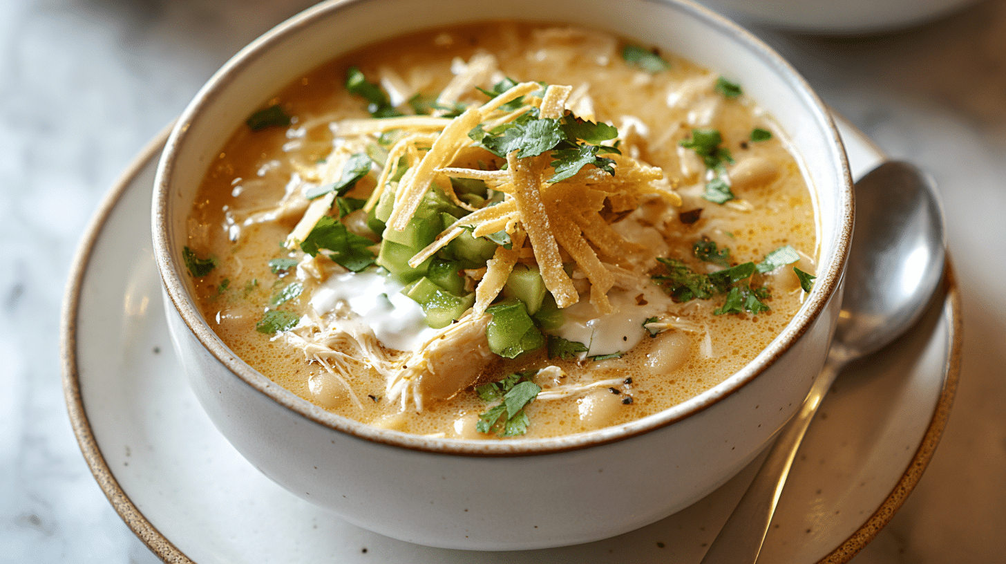 White Chicken Chili With Rotisserie
