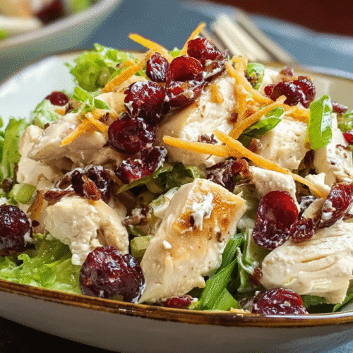 Cranberry Almond Chicken Salad