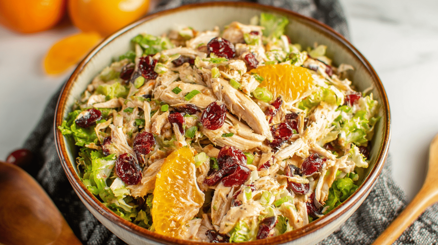 Asian Cranberry Chicken Salad