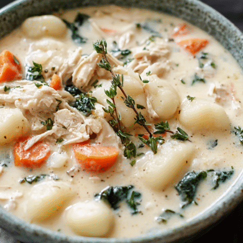 Instant Pot Chicken Gnocchi Soup