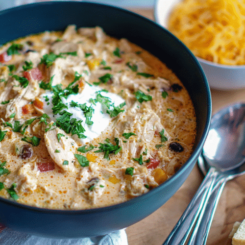 Cream Cheese Chicken Chili