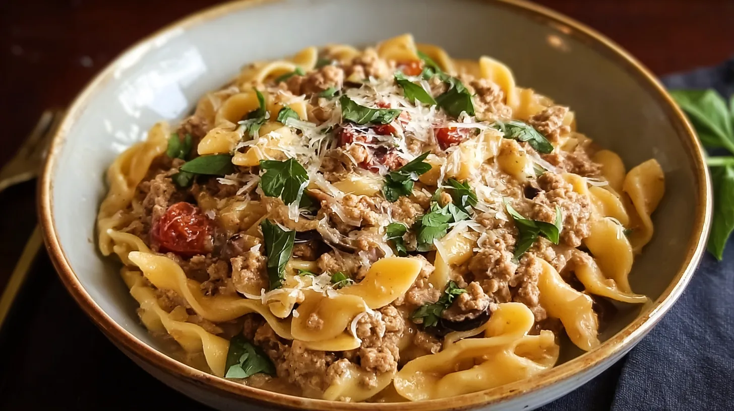 Ground Turkey Pasta
