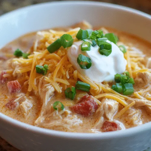 Crock Pot Cream Cheese Chicken Chili