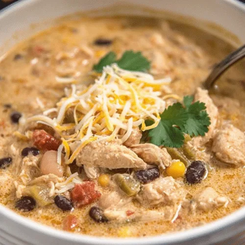 Cream Cheese White Chicken Chili