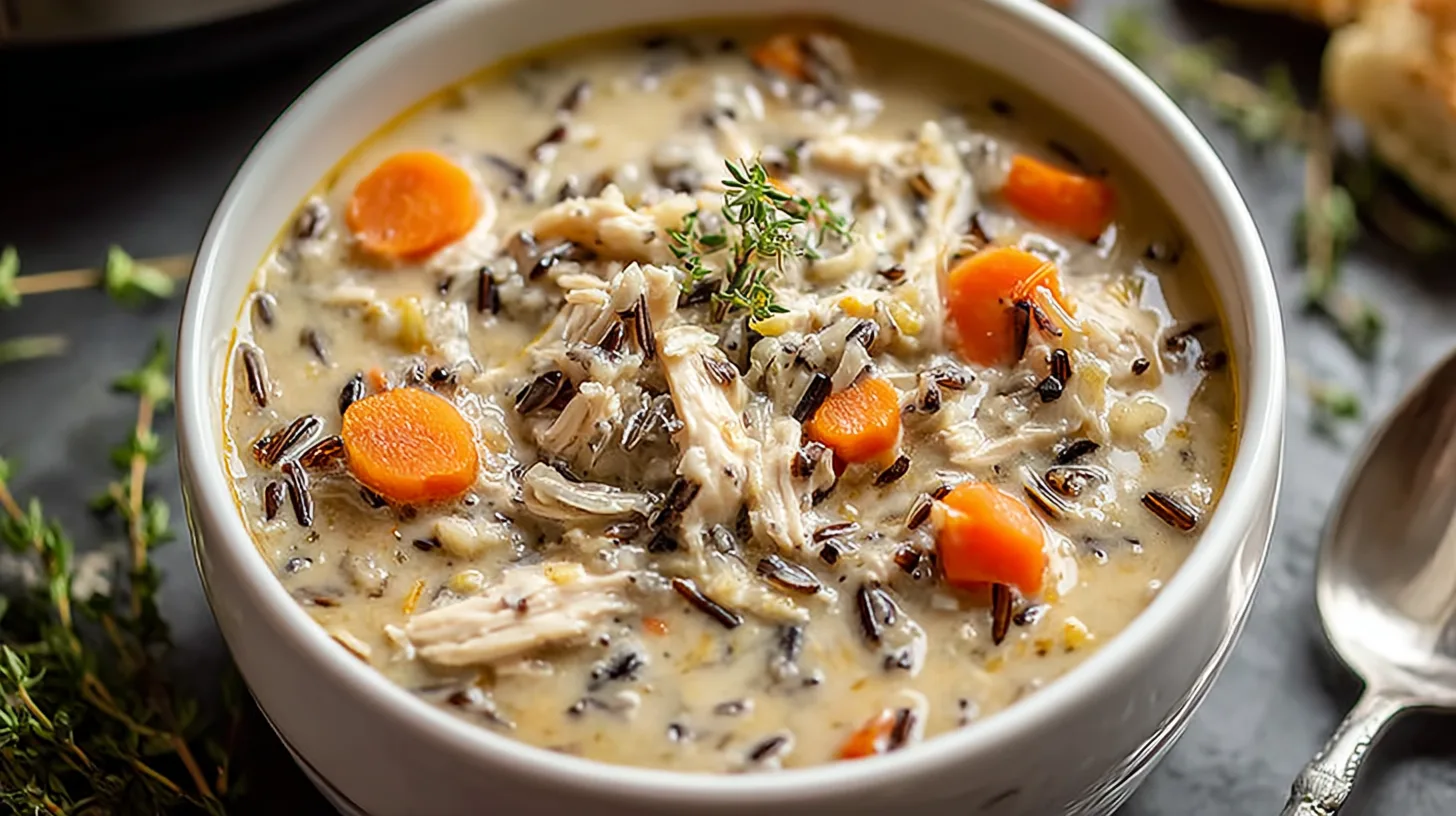 Instant Pot Chicken Wild Rice Soup