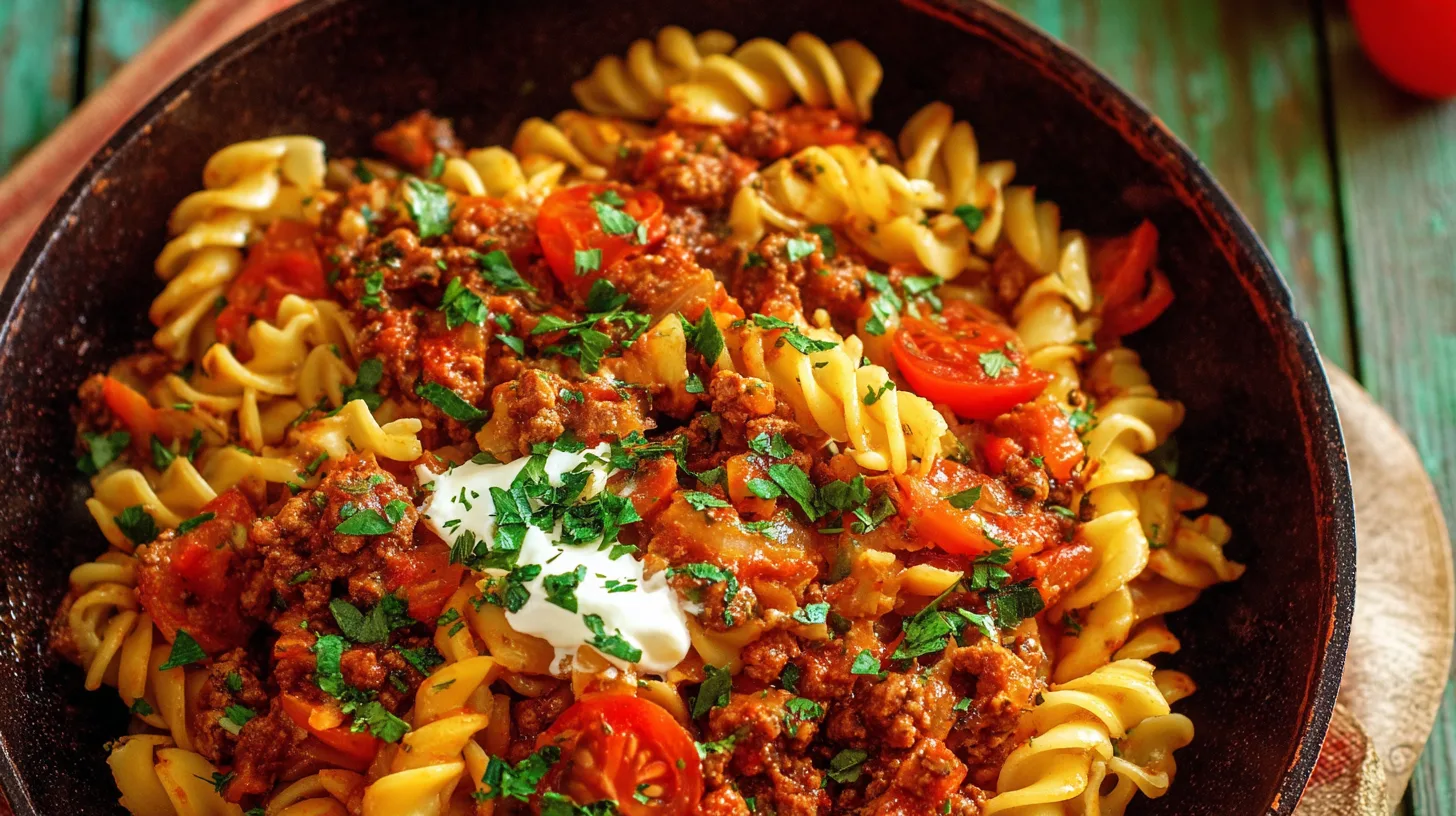 Turkish pasta recipe