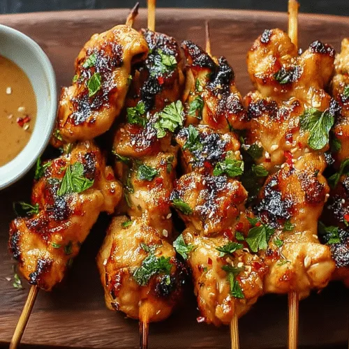 Bang Bang Chicken Skewers
