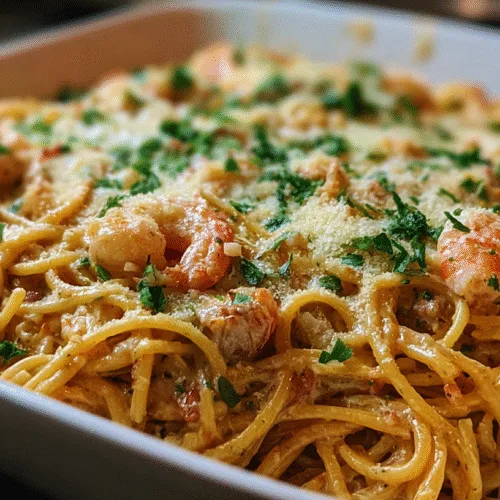CREAMY TUSCAN SHRIMP LINGUINE