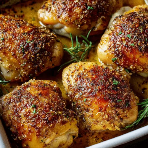 Crispy Oven-Baked Chicken Thighs