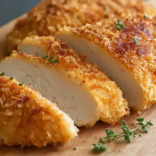 EASY Crispy Oven Baked Chicken Breasts