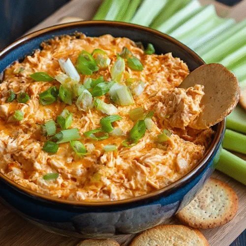 BEST Slow Cooker Buffalo Chicken Dip
