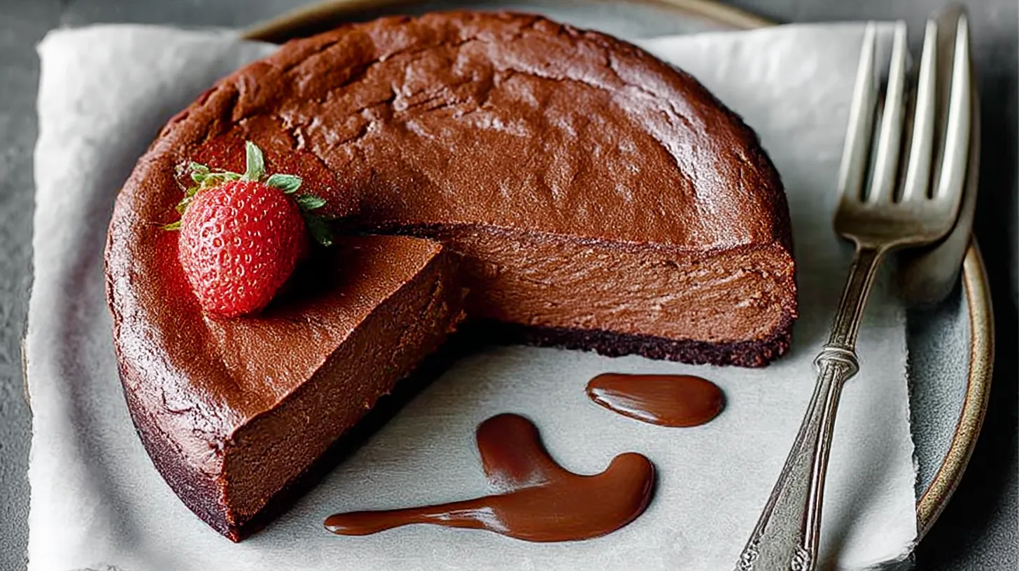 Bittersweet Chocolate Cheesecake