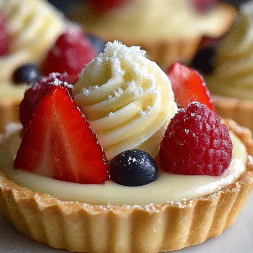 Elegant White Chocolate Mousse Tartlets