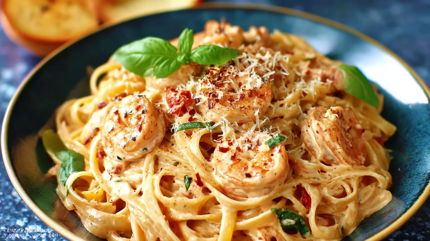 Creamy Cajun Shrimp Pasta