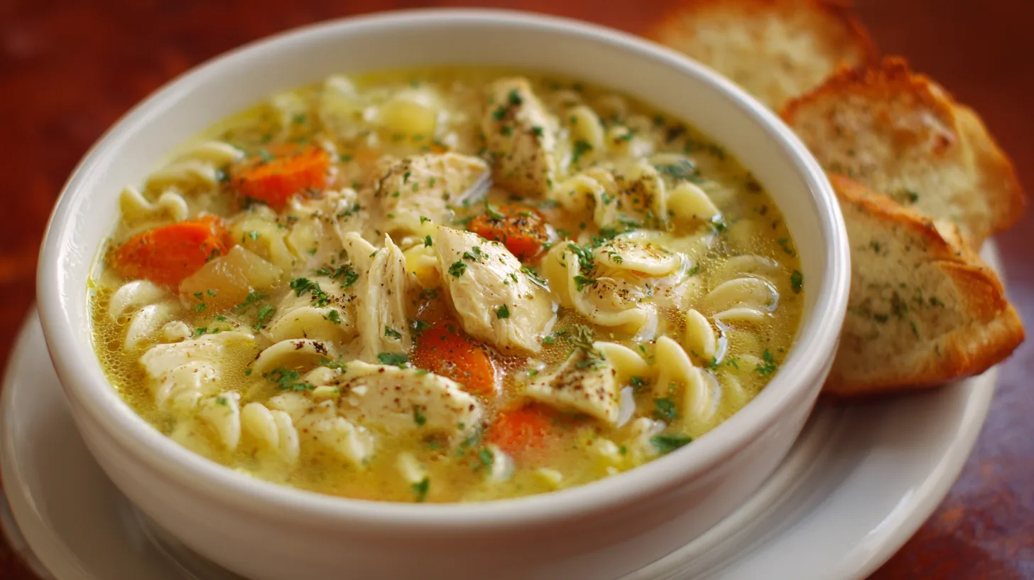 homemade chicken noodle soup