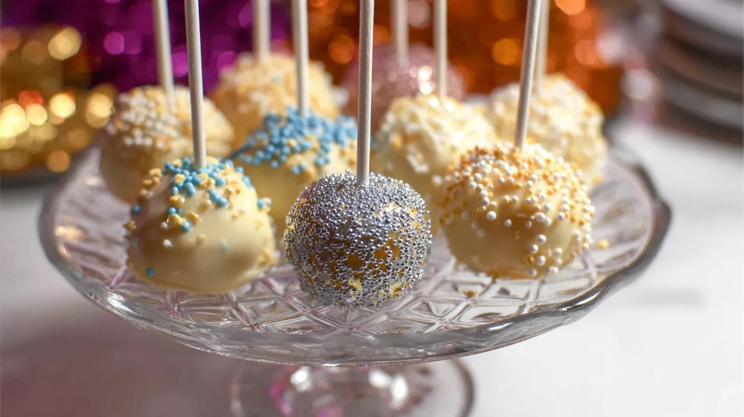 New Year’s Eve cake balls