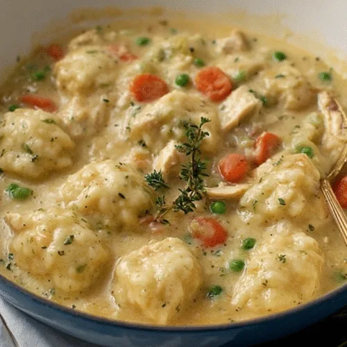 Homemade Chicken and Dumplings