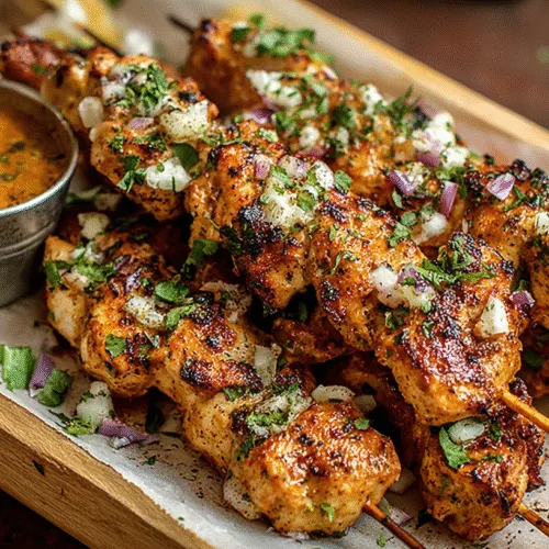 Cowboy Butter Chicken Skewers