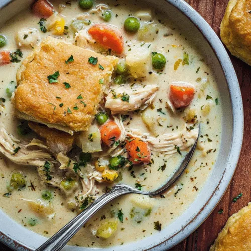 Chicken Pot Pie Soup Crockpot Creamy Comfort Made Easy