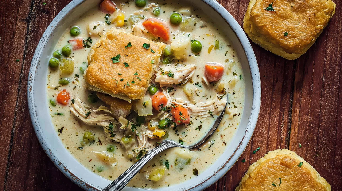 Chicken Pot Pie Soup Crockpot Creamy Comfort Made Easy
