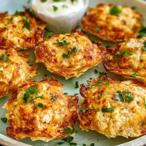Cheesy Chicken Fritters