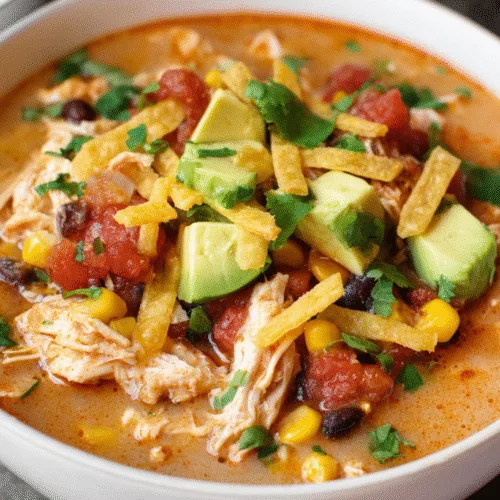 Easy Chicken Taco Soup