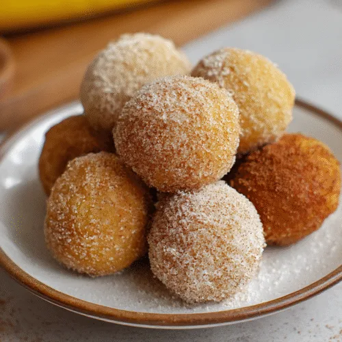 2 Ingredient Banana Donut Holes