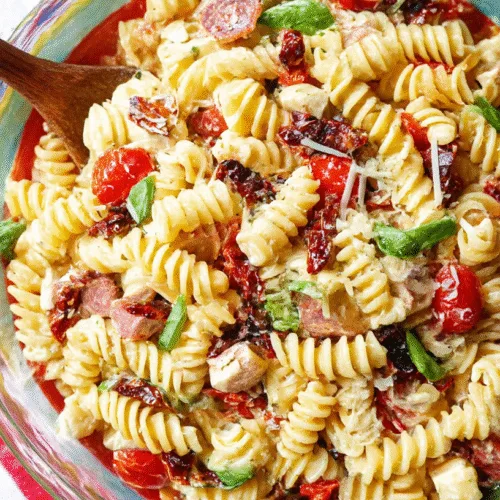 Pasta Salad with Sun Dried Tomatoes