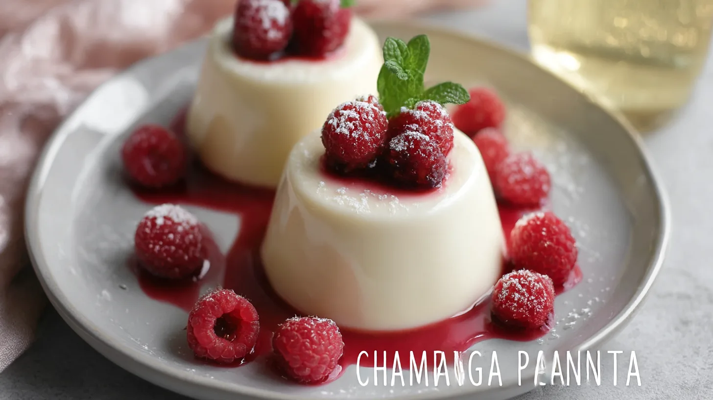 Champagne Panna Cotta