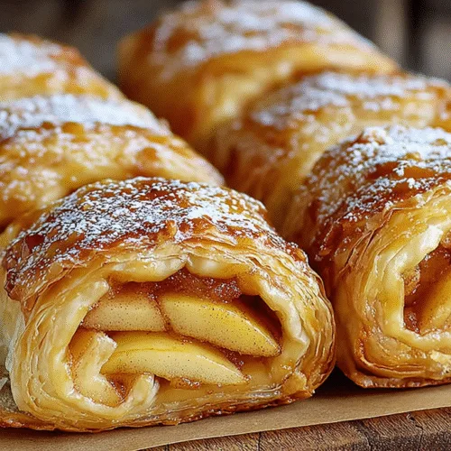 Apple Puff Pastry Rolls Tasty and Simple Treat