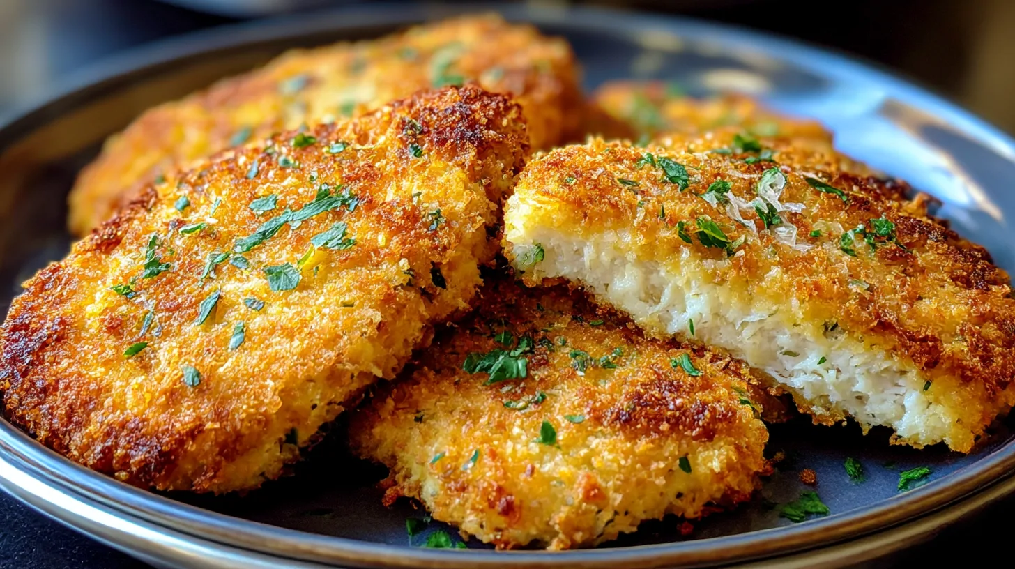 air fryer parmesan crusted chicken