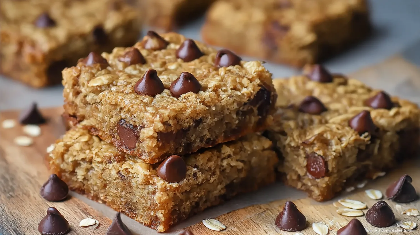 Oatmeal Chocolate Chip Bars
