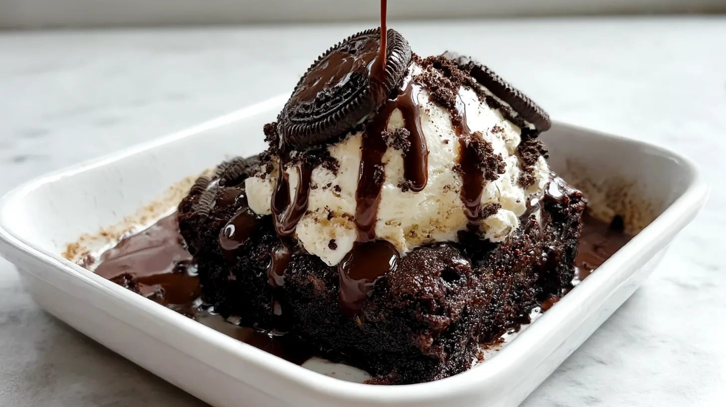 Oreo Dump Cake Easy and Fast