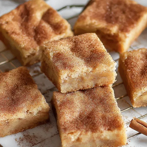 Apple Snickerdoodle Bars
