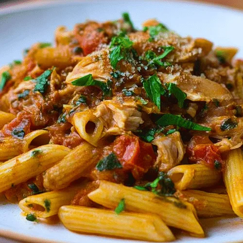 Savory Italian Chicken Pasta Delight