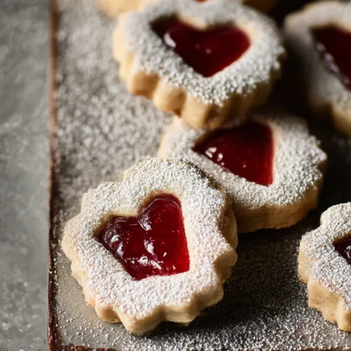 Linzer cookies Italian stawberry jam